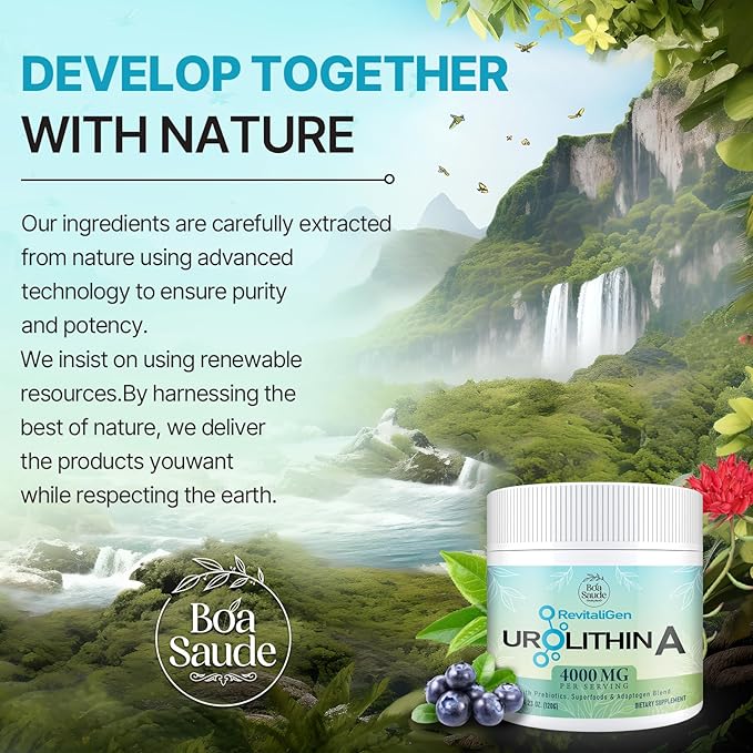 Urolithin A Powder Supplement, 4000 mg 30 Servings