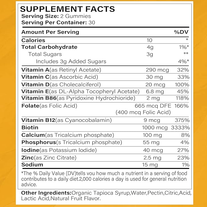 WeightWorld Gummy Vitamins - Multivitamins for Women, Mens Multivitamin Gummies, Chewable Bear Vitamin for Adults, Women's & Men's Multi Supplements