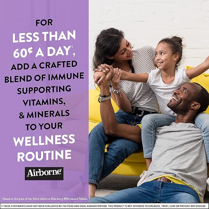 Airborne Elderberry + Zinc & Vitamin 30 Fizzy