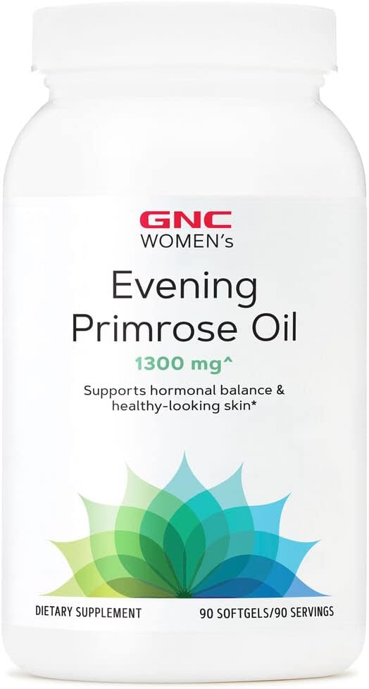 GNC Women's Evening Primrose Oil (EPO) 1300 mg 90 Softgel