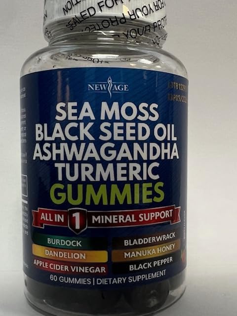 NEW AGE Sea Moss Gummies, Sea 120 Count