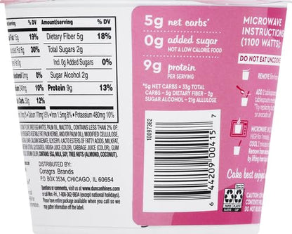 Duncan Hines Keto Friendly Cake Cups Birthday Cake Mix, 2.1 oz