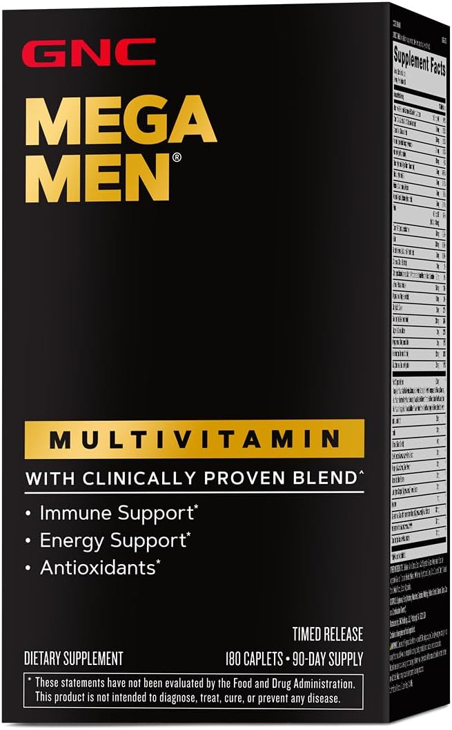 GNC Mega Men Multivitamin 180 Count