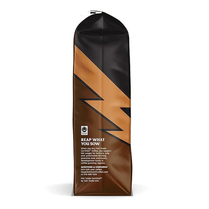 Death Wish Coffee Co., Organic and Fair Trade, Medium Roast, Whole Bean Coffee, 16 oz