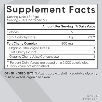 Sports Research Tart Cherry Concentrate (60 Liquid