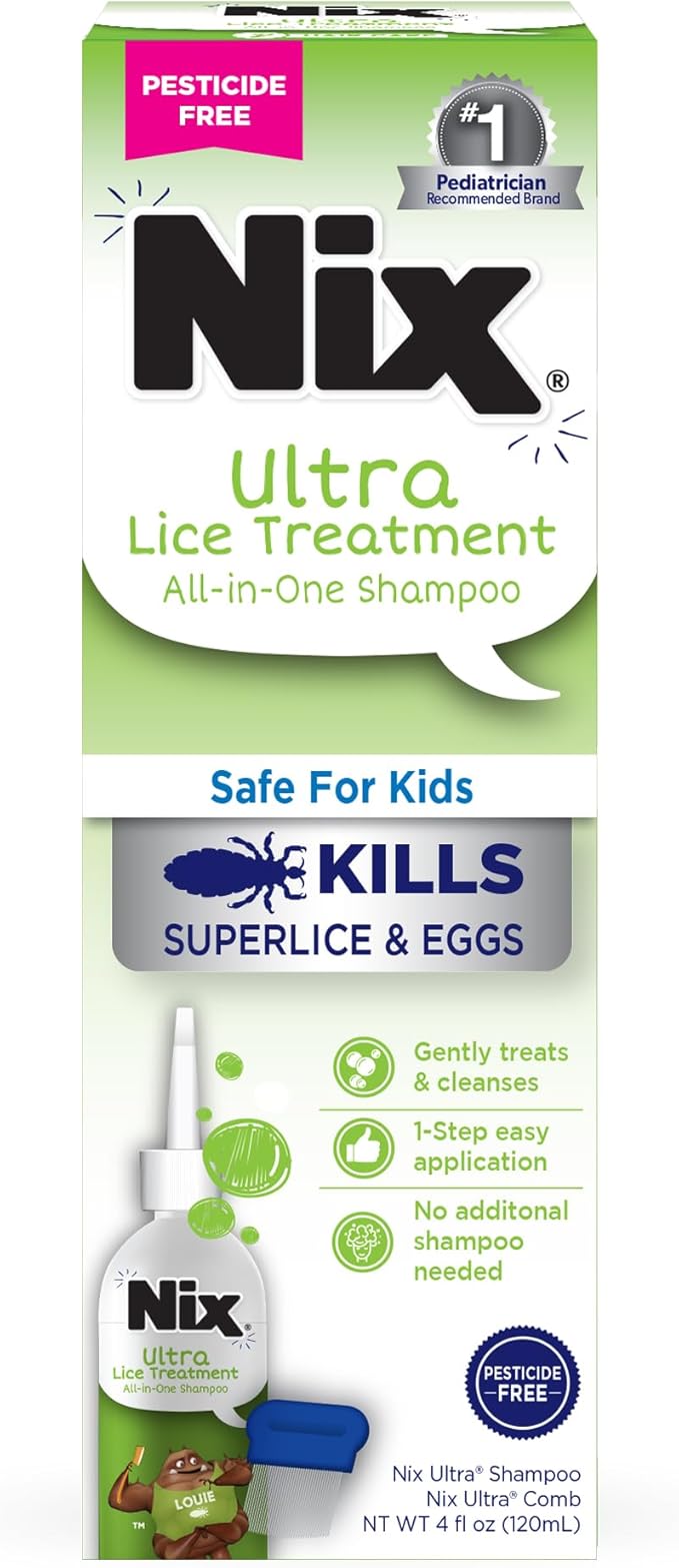 Nix Ultra Superlice Treatment, All-in-One Shampoo, 3 fl