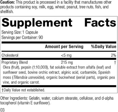 Standard Process Okra Pepsin E3 90 Capsules