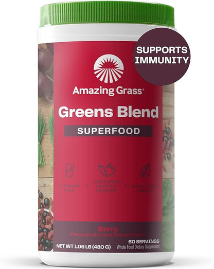 Amazing Grass Greens Superfood Powder: Greens 60 Servings