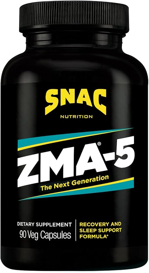 SNAC ZMA-5 Sleep Aid Supplement, Promote 5-HTP, Post 90 Veggie