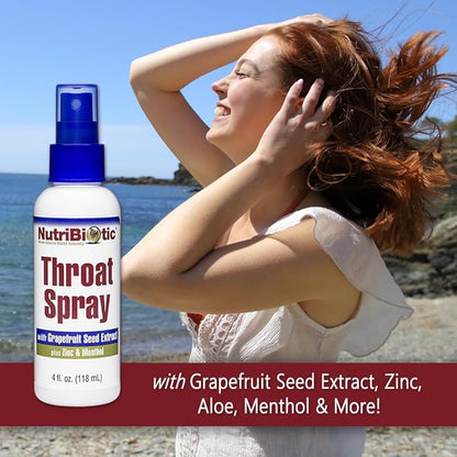 NutriBiotic – Throat Spray with GSE, 4 Fl.