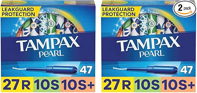 Tampax Pearl Tampons Multi Pack, 47 Count 2)