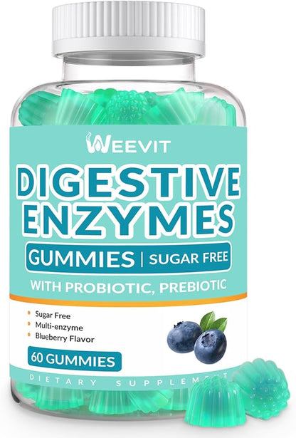 Digestive Enzymes Gummies, Chewable Digestive Enzymes