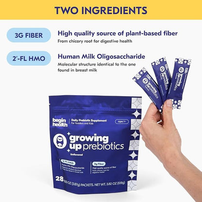 Begin Health Daily Growing Up Prebiotics 28-Pack