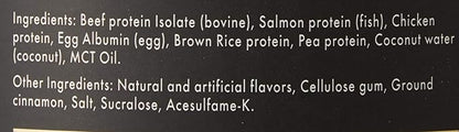 REDCON1 MRE Lite Whole Food Protein Powder, Snickerdoodle - Low Carb & Whey Free Meal Replacement with Animal Protein Blends - Easy to Digest Supplement Made with MCT Oils (30 Servings)