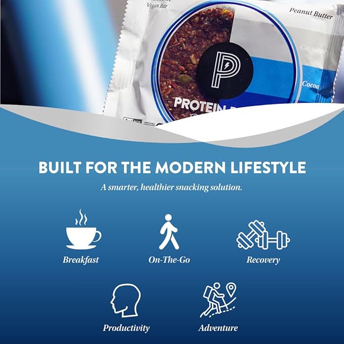 Protein Puck Plant Based Bars 13 grams 16 Count (1 Pack)