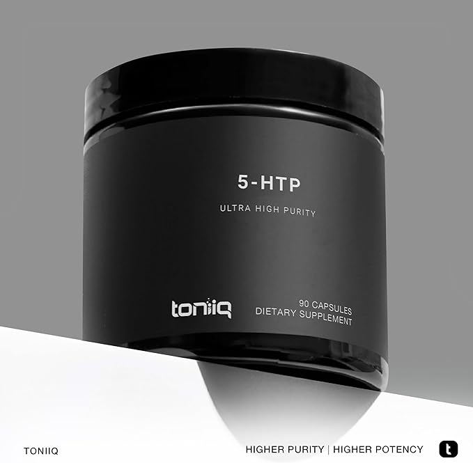 Toniiq Ultra High Strength 5HTP Capsules 99%+ Highly 12:1 Concentrated 200mg - 90 Veggie
