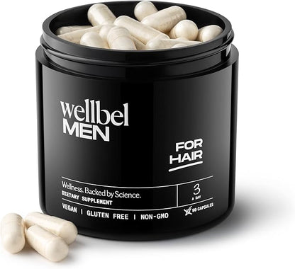 WELLBEL Men Clean Supplement for Hair, 90 Count