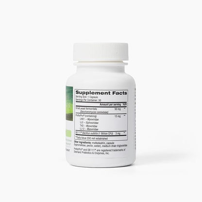 EcoNugenics PowerBiotic: Prebiotic, Probiotic & Postbiotic 30 Capsules (1 Daily)