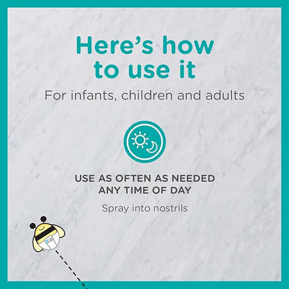 Zarbee's Baby Nasal Saline Spray, Soothing 3Fl Oz