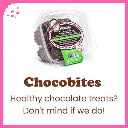 Alyssa’s Chocobites ⎸ Gluten Free Cookies, Healthy Snacks from the Bakery ⎸ Sugar Free Soft Cookies, Low Carb, Keto Protein Snacks ⎸ Gluten Free Snacks for Kids ⎸ 8 Cookies per box, 4 Pack