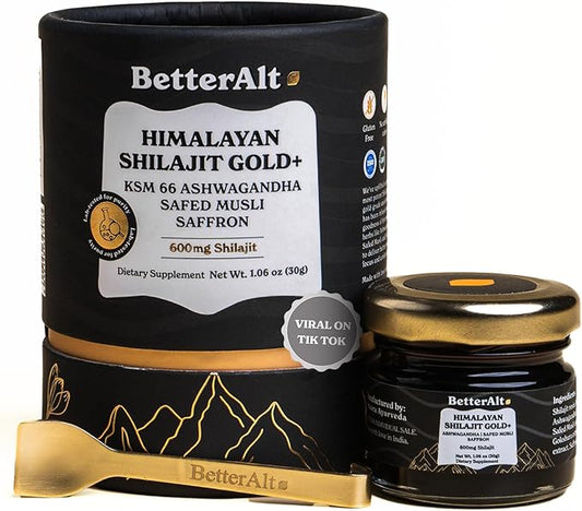 Pure Himalayan Shilajit Gold+ (30 gm)| 16,000 ft -600mg