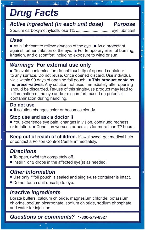 TheraTears Liquid Gel Nighttime Eye Drops 30 Count 2)