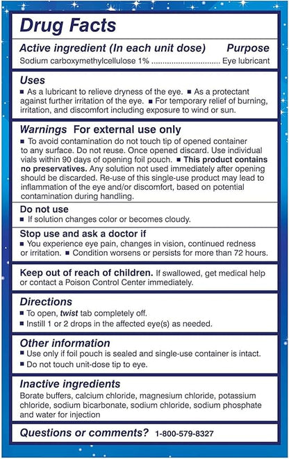 TheraTears Liquid Gel Nighttime Eye Drops 30 Count 2)