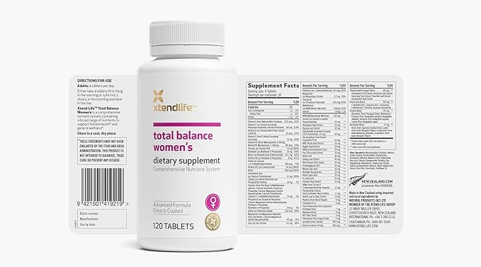 Xtendlife Total Balance Women's Multinutrient Supplement (120 Enteric