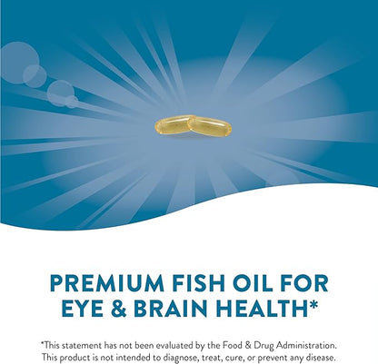 Nature's Way Mega-DHA Premium Fish Oil, Omega-3, 60 60 Softgels