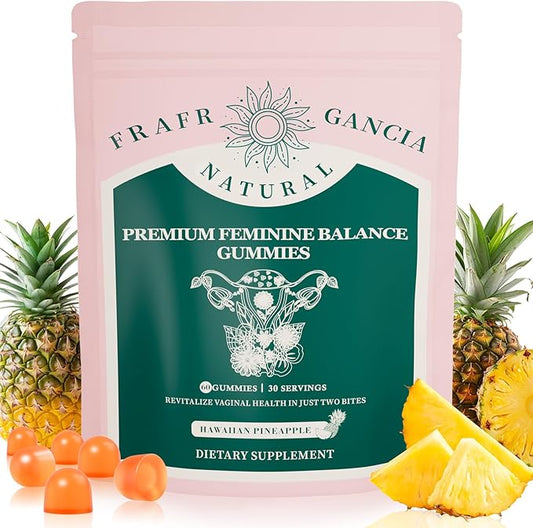 Premium feminine Balance Gummies for Women’s - Hawaiian Pineapple Gummies for Women PH Balance Support - Delicious PH Balance Gummies for Women’s with Immune Support - Vegetarian Friendly - 60 Count