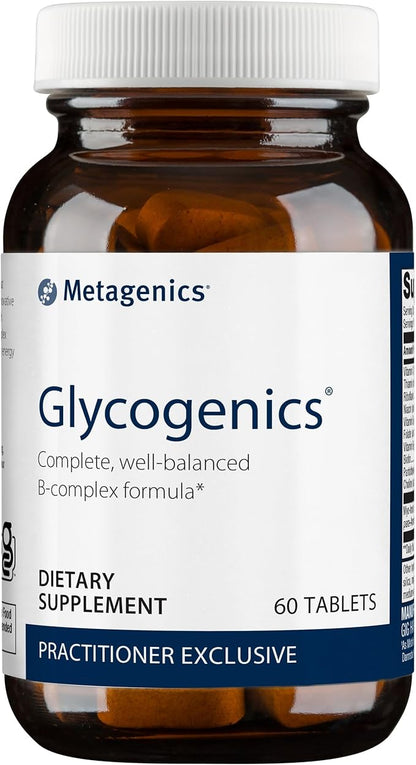 Metagenics Glycogenics - B Vitamin Complex B6 & B12 - 60 Count