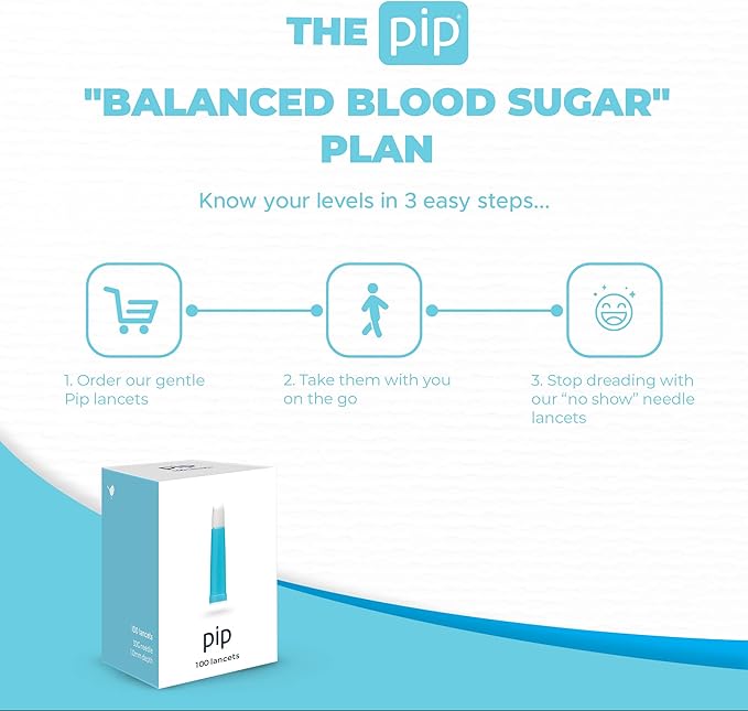 Pip 100 Lancets 30G-1.0mm Diabetes