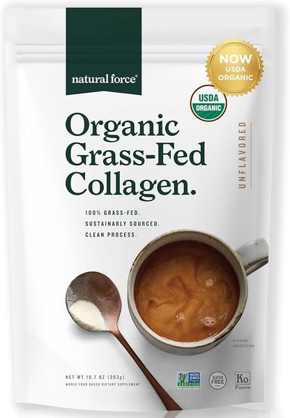 Natural Force Clean Collagen Peptides Powder 11.7 Ounce
