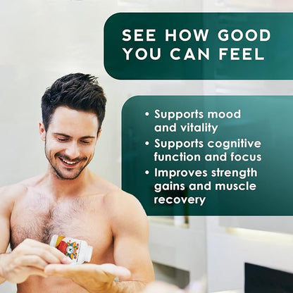 Ashwagandha Capsules Organic, Stress & Sleep 1200mg Pure 120 Vegan 2 Bottles
