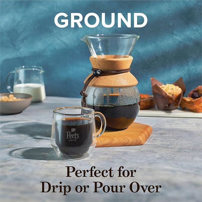 Peet's Coffee, Medium Roast Ground Coffee - Off the Grid Blend 10.5 Ounce Bag