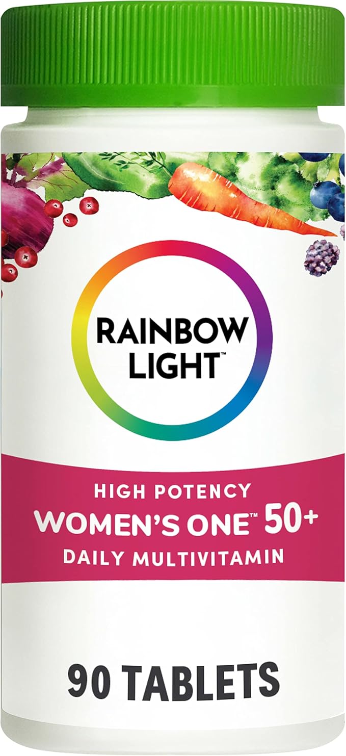 Rainbow Light Multivitamin for Women 50+, 50+ Multivitamin 90 Tablets
