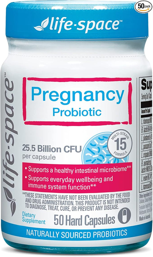 Life-Space 50 Capsules, Support Digestive, Immune, HN001, Gluten