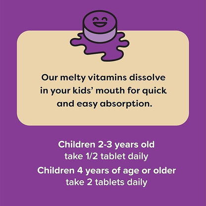 Renzo's Picky Eater Kids Multivitamin with Iron D3 & K2 and 60 Sugar-Free