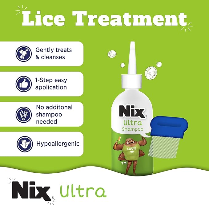 Nix Ultra Superlice Treatment, All-in-One Shampoo, 3 fl