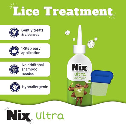 Nix Ultra Superlice Treatment, All-in-One Shampoo, 3 fl