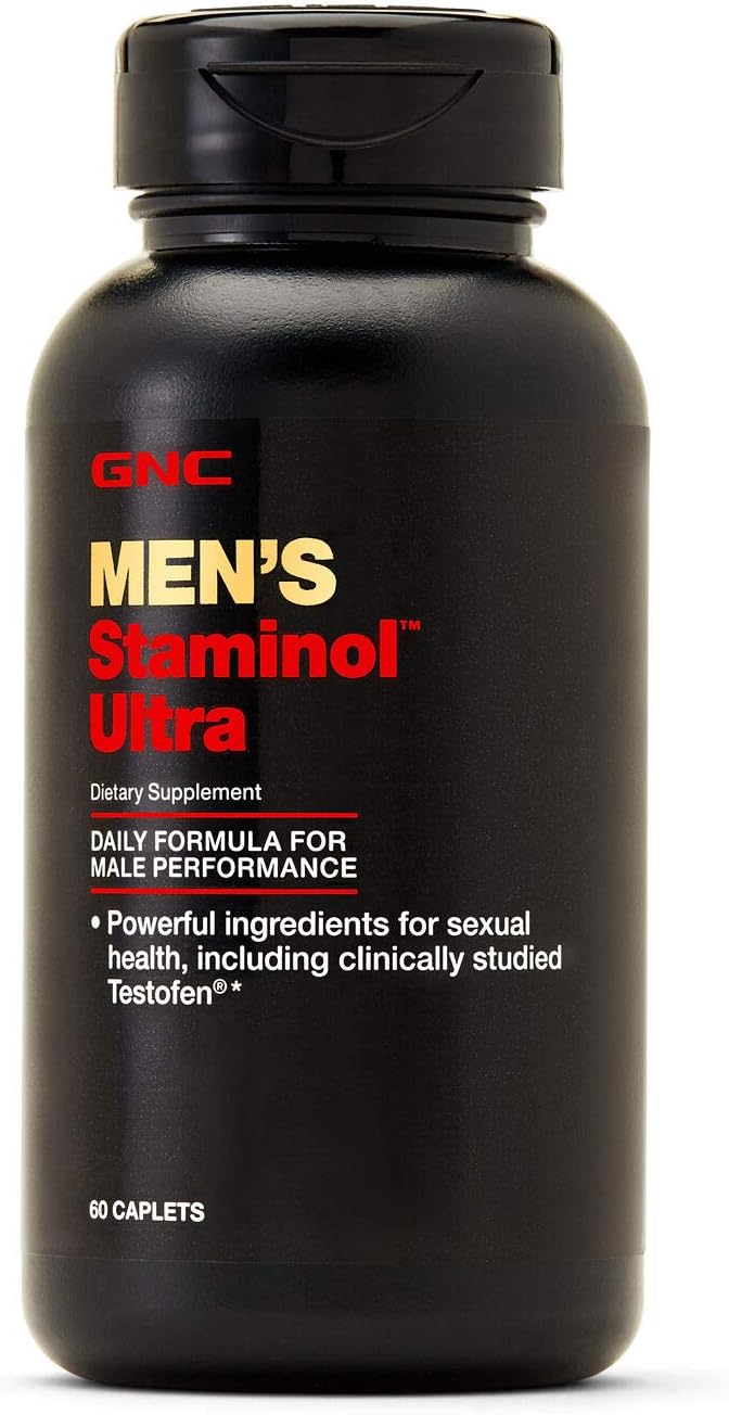 GNC Men's Staminol Ultra, 60 Caplets, Supports Sexual Health and Vitality