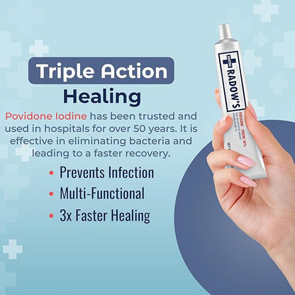 Povidone Iodine Antiseptic Ointment -10% Povidone 1 oz (28.35 g).