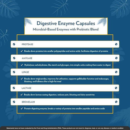 TERRA ORIGIN - Digestive Enzymes 60 Servings