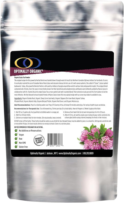 Optimally Organic ESSIAC Tea 8 Herb Powder