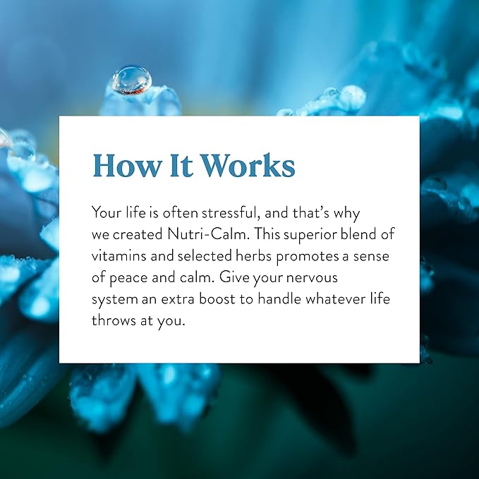 Nature's Sunshine Nutri-Calm, 60 Tablets