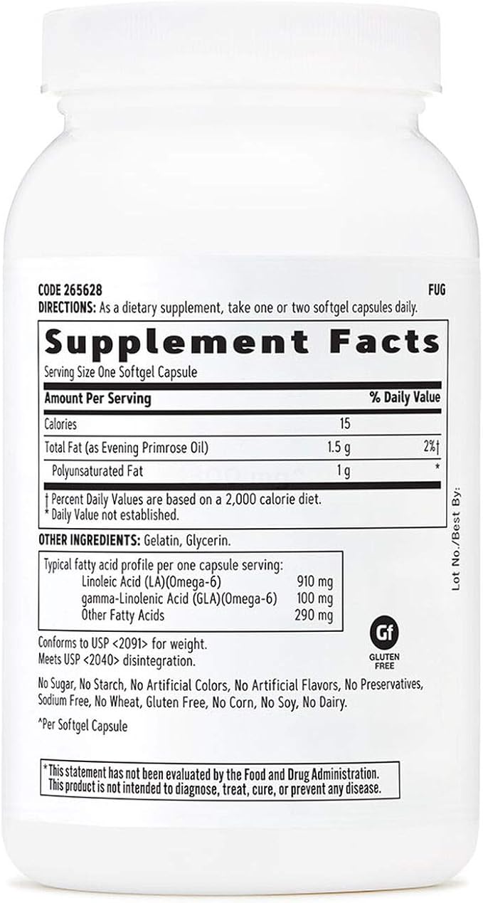 GNC Women's Evening Primrose Oil (EPO) 1300 mg 90 Softgel