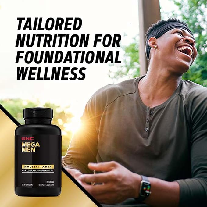 GNC Mega Men Multivitamin 180 Count