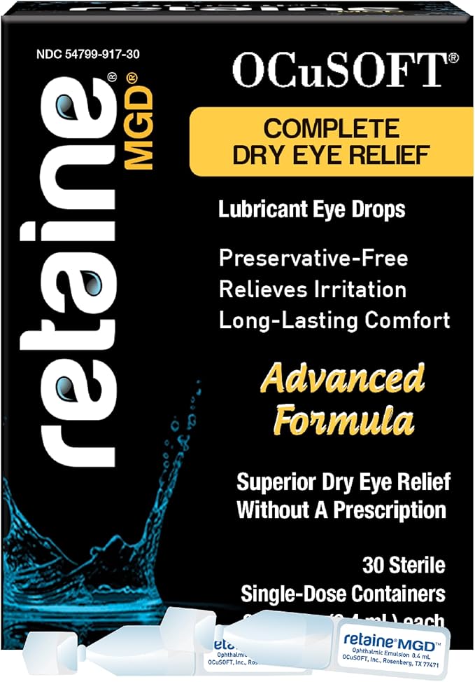 OCuSOFT Retaine MGD Ophthalmic Emulsion 30 Count 0.01 Fl