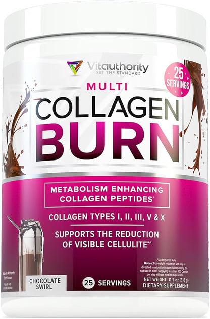 Vitauthority Collagen Peptides Powder Weight Loss 25 Servings
