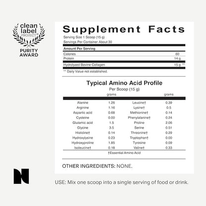 Needed. Expertly-Formulated & Tested Prenatal Hydrolyzed 1lb